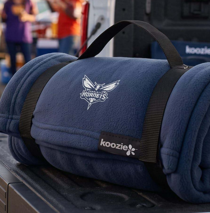 Charlotte Hornets Hive tailgate blanket merchandise concept