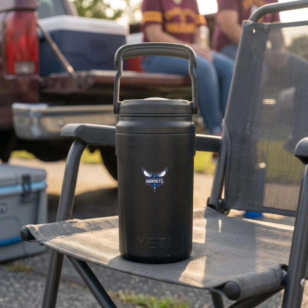 Charlotte Hornets Buzz City insulated jug merchandise concept